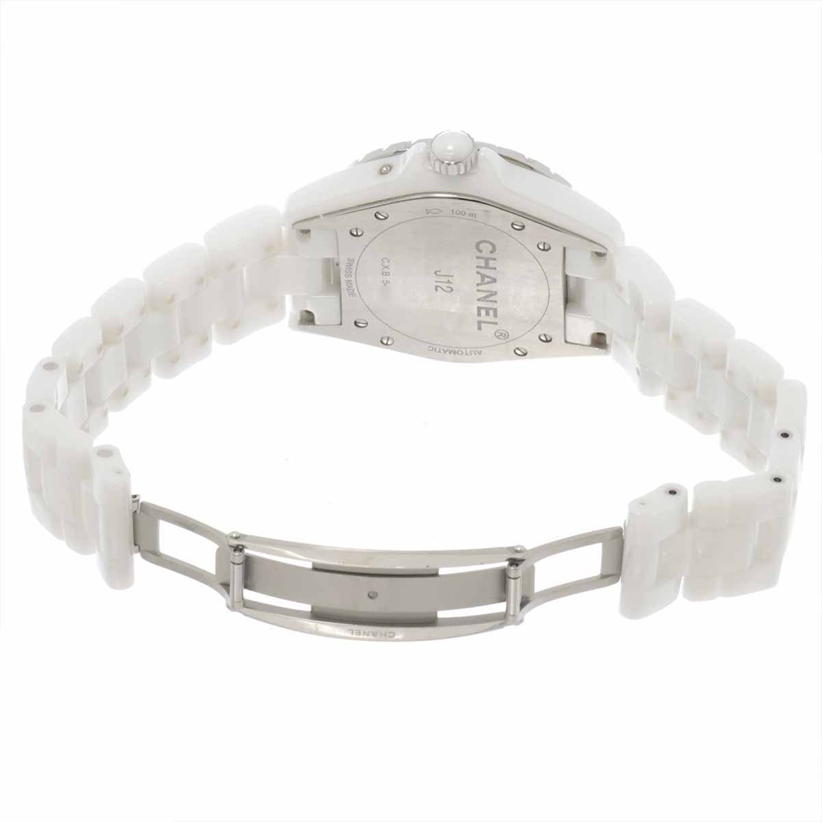 J12 Phase De Lune H3404 Moon Phase 38mm White Ceramic