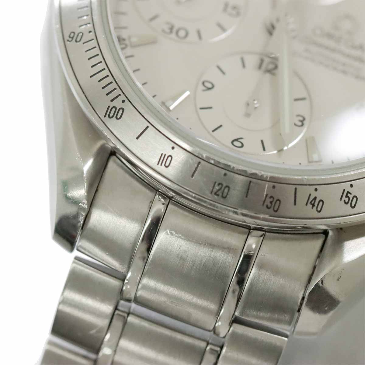 Speedmaster Date 3211 30 Chronograph Automatic Silver Dial Mens