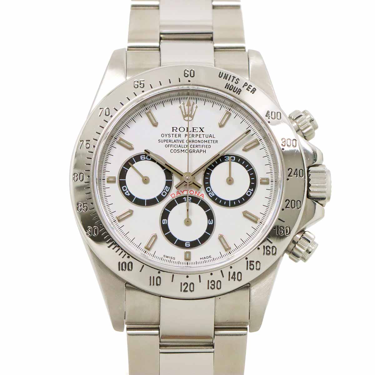 Daytona 16520 Serial P Chronograph White Dial Mens Watch