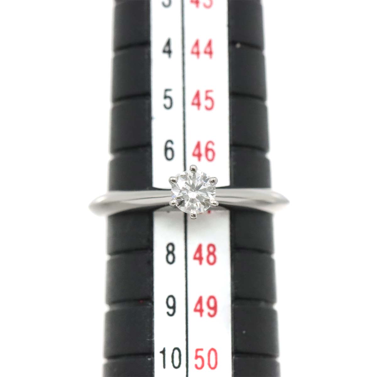 Diamond 0.21ct E/VVS2/3EX Ring Platinum Size4(US)