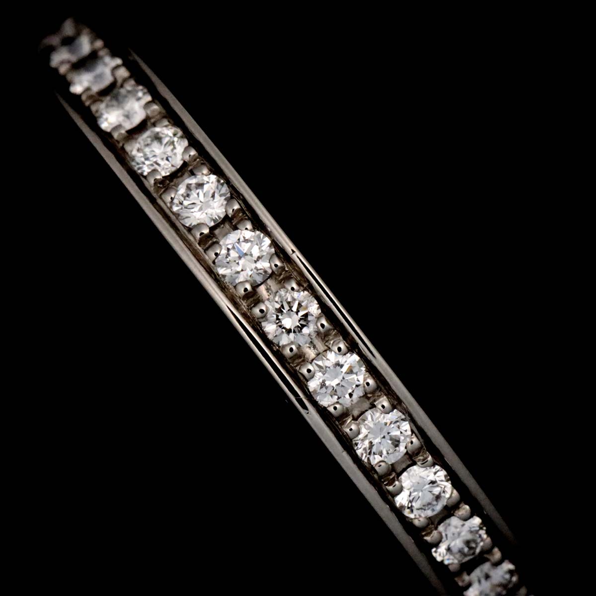 Half Diamond Ring Pt Platinum size48 4.5(US)