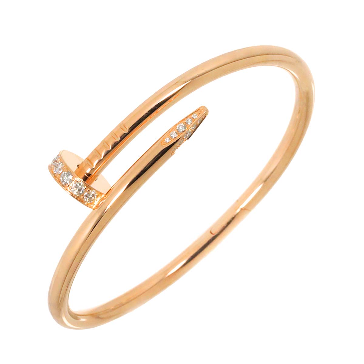 Juste Un Clou Bracelet Diamond 18K Pink Gold 750 size15