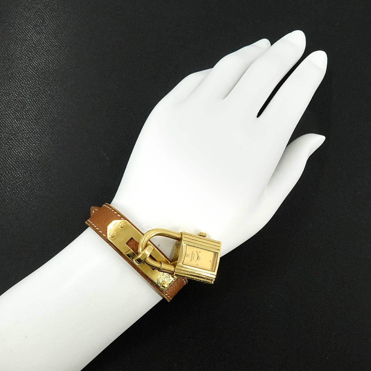 Kelly Watches Quartz Gold Dial Vintage Cadena Ladies Watch