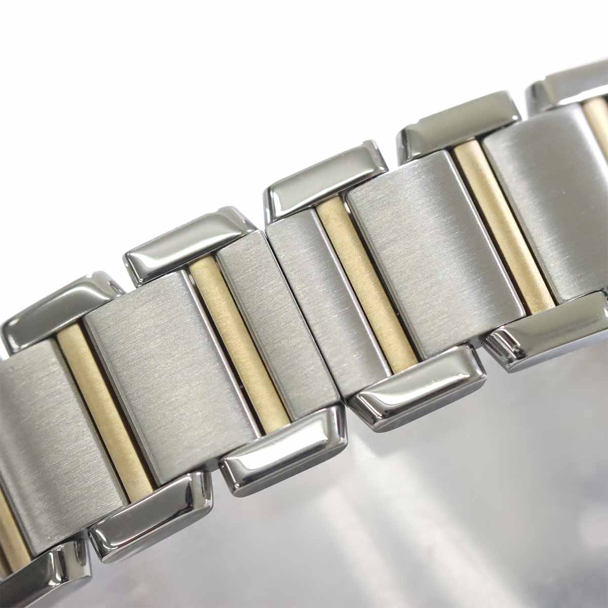 Tank Francaise SM W51007Q4 750 YG Quartz Cream Dial Ladies