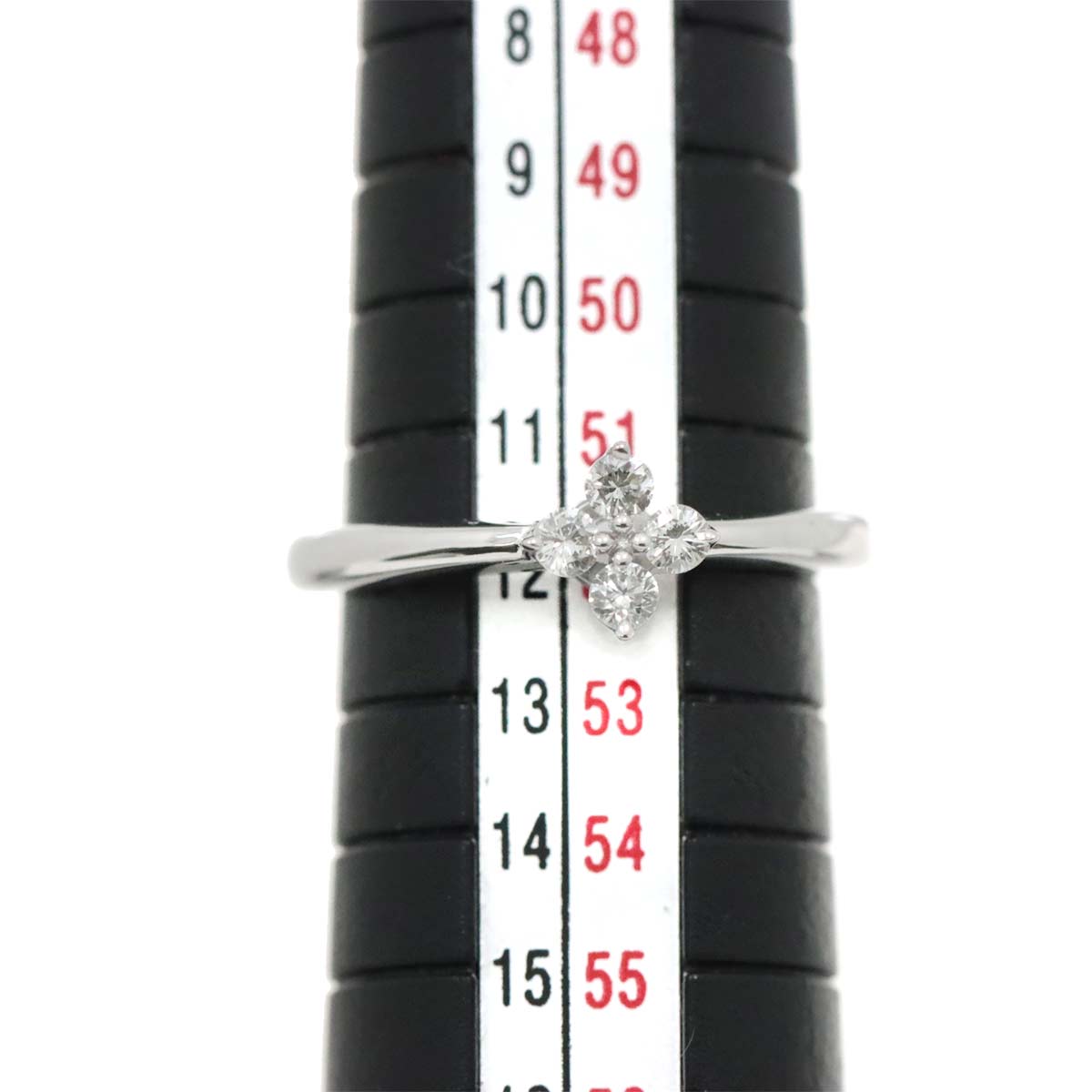 TASAKI Diamond 0.16ct Ring 18K White Gold 750 Size6(US)