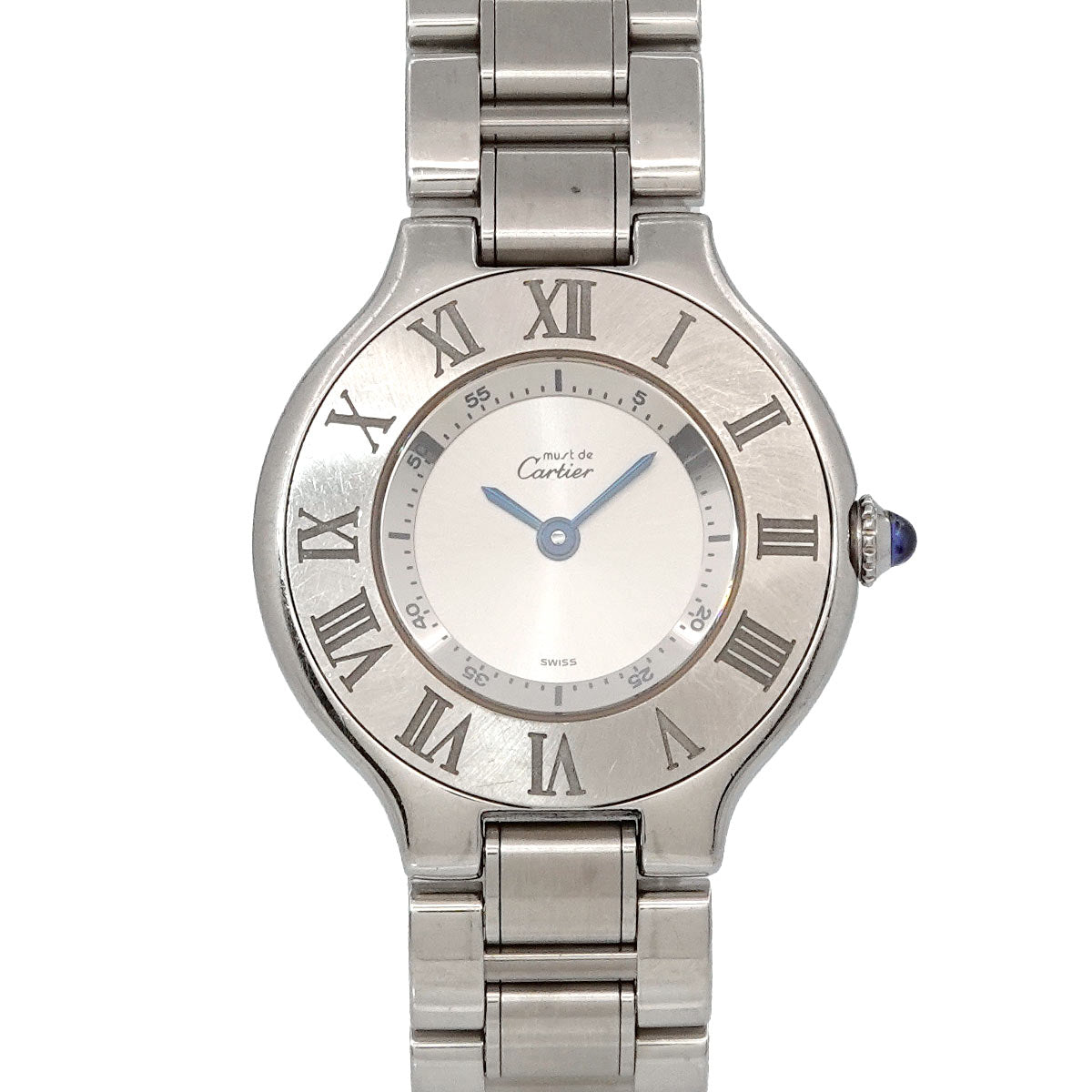 Must 21 W10109T2 Quartz Silver Dial Ladies Watch