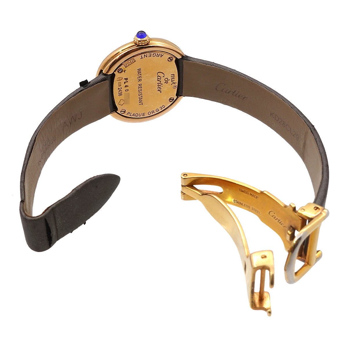 Must Trinity Vermeil W1015045 Quartz Silver Dial Ladies