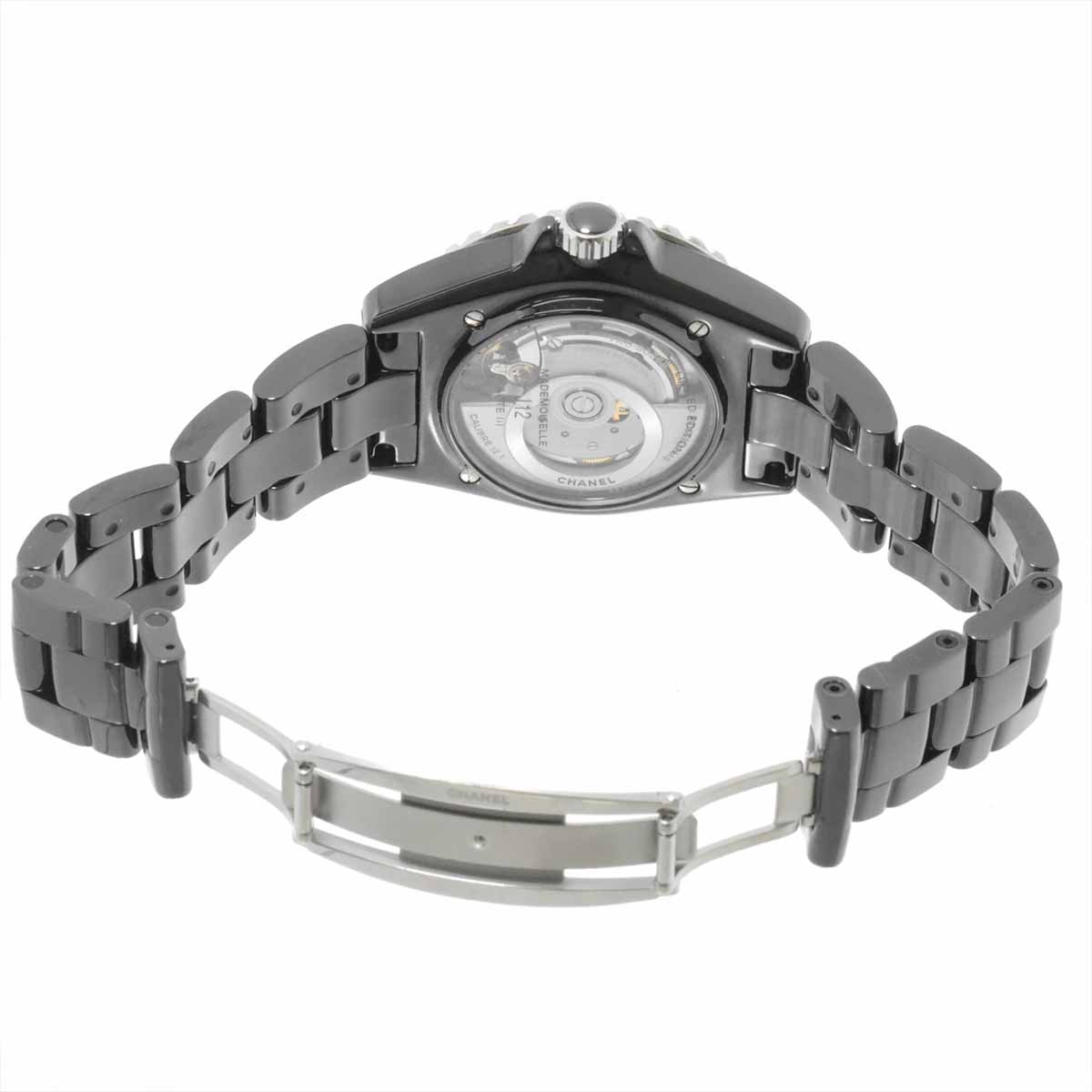 J12 Mademoiselle La pausa H7609 Automatic Black Dial Mens