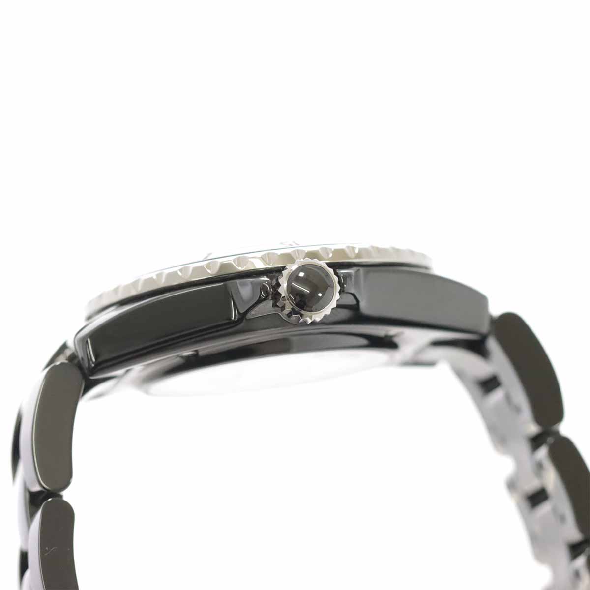 J12 Mademoiselle La pausa H7609 Automatic Black Dial Mens