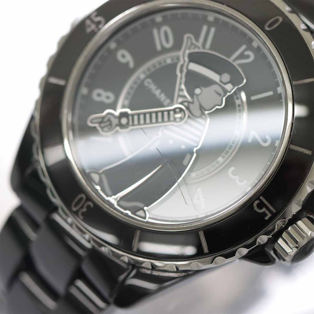 J12 Mademoiselle La pausa H7609 Automatic Black Dial Mens