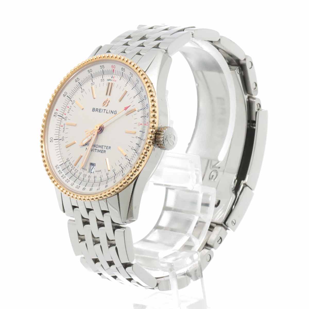 Navitimer U17325 Automatic Date Silver Dial Mens Watch