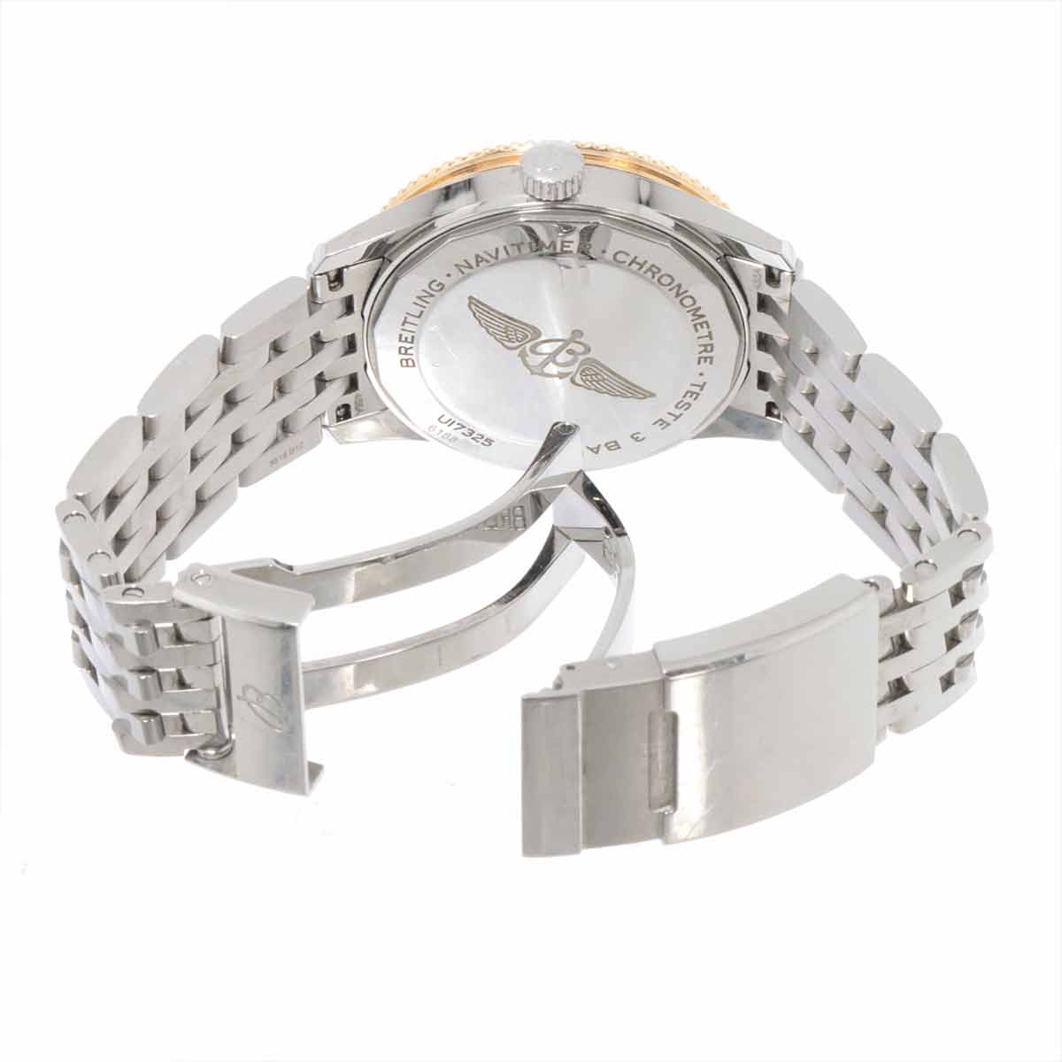 Navitimer U17325 Automatic Date Silver Dial Mens Watch