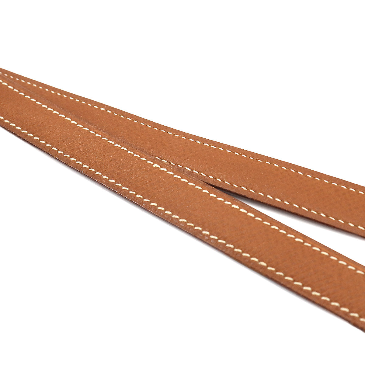 Shoulder Strap Couchevel Epsom Gold Brown Accessory