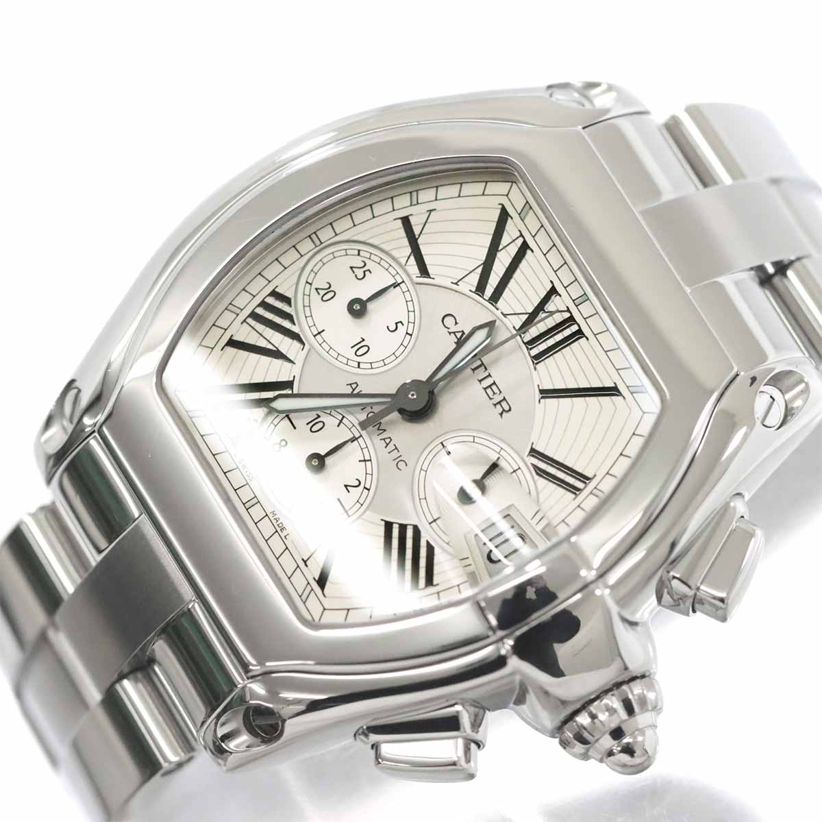 Roadster Chronograph W62019X6 Date Automatic Silver Dial Mens