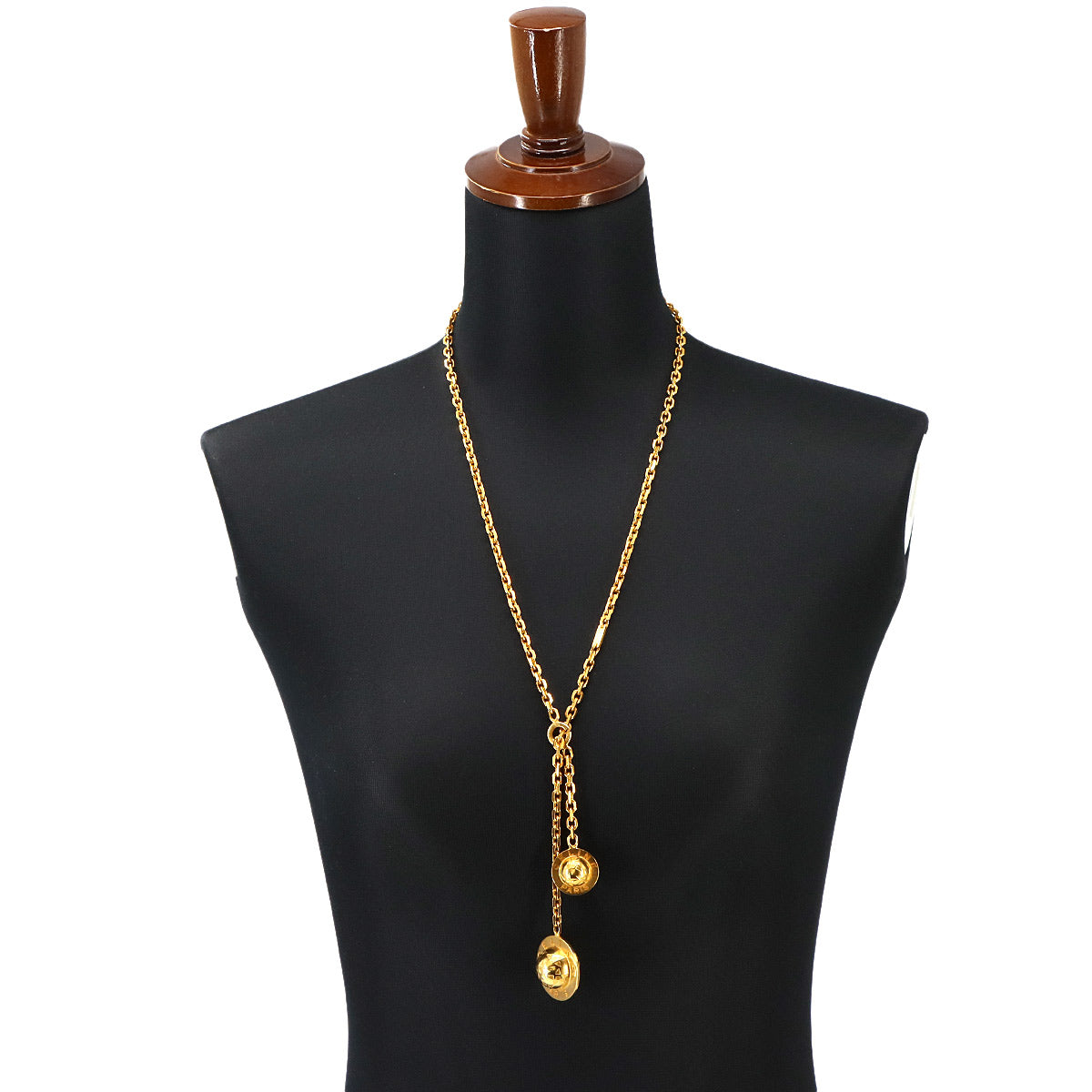 Star Ball Planet Necklace Gold Vintage Accessory
