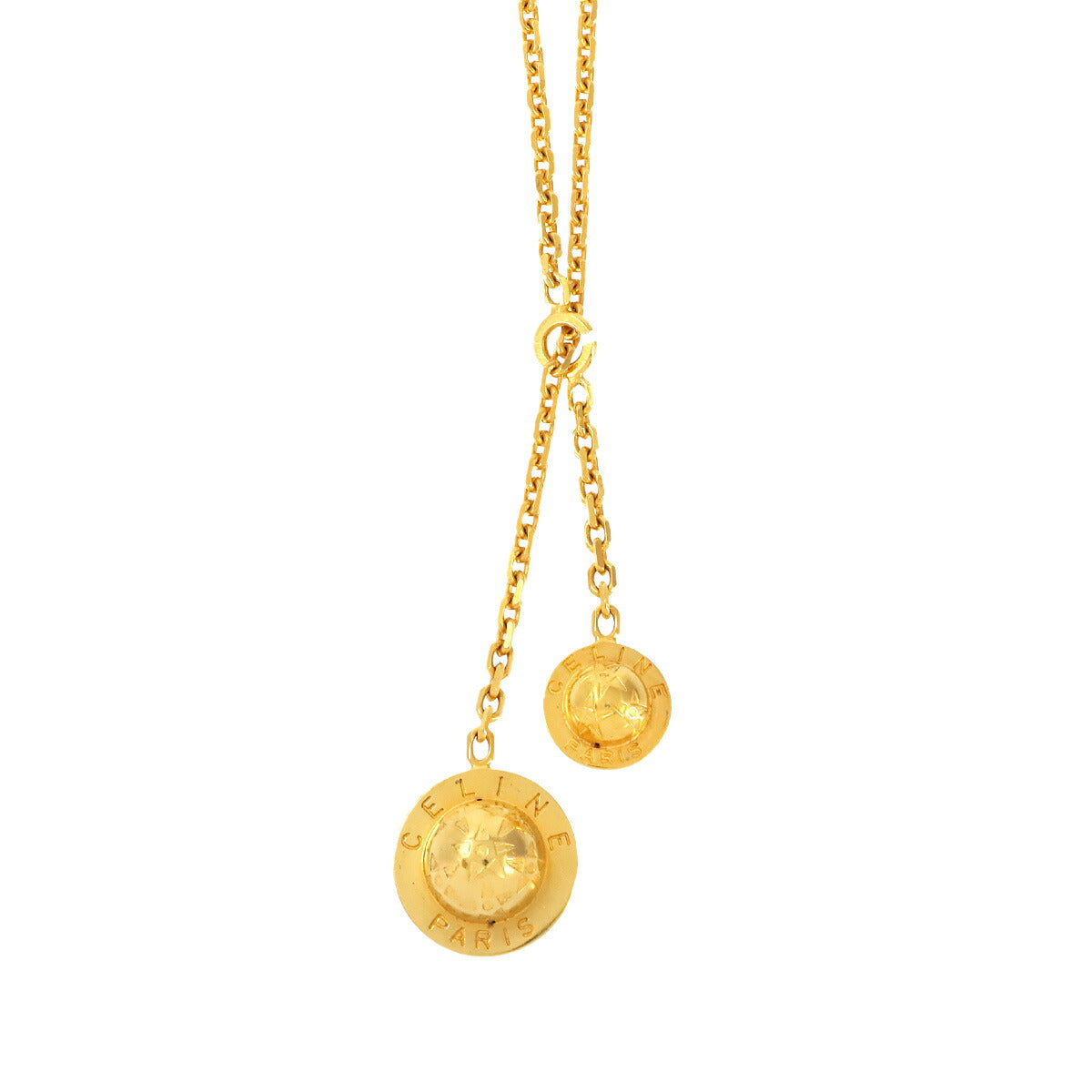 Star Ball Planet Necklace Gold Vintage Accessory