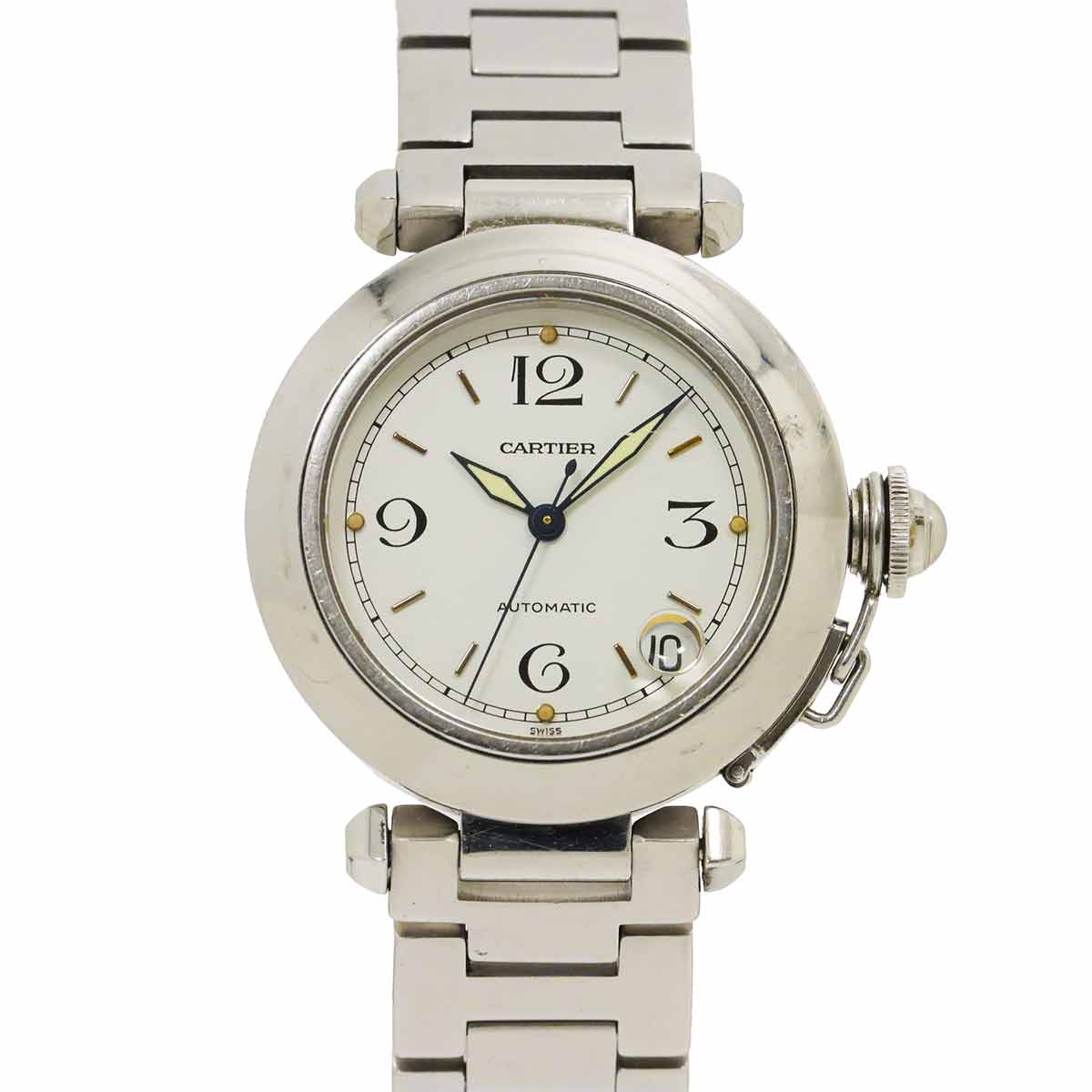 Pasha C W31015M7 Date Automatic White Dial Boys Wrist Watch