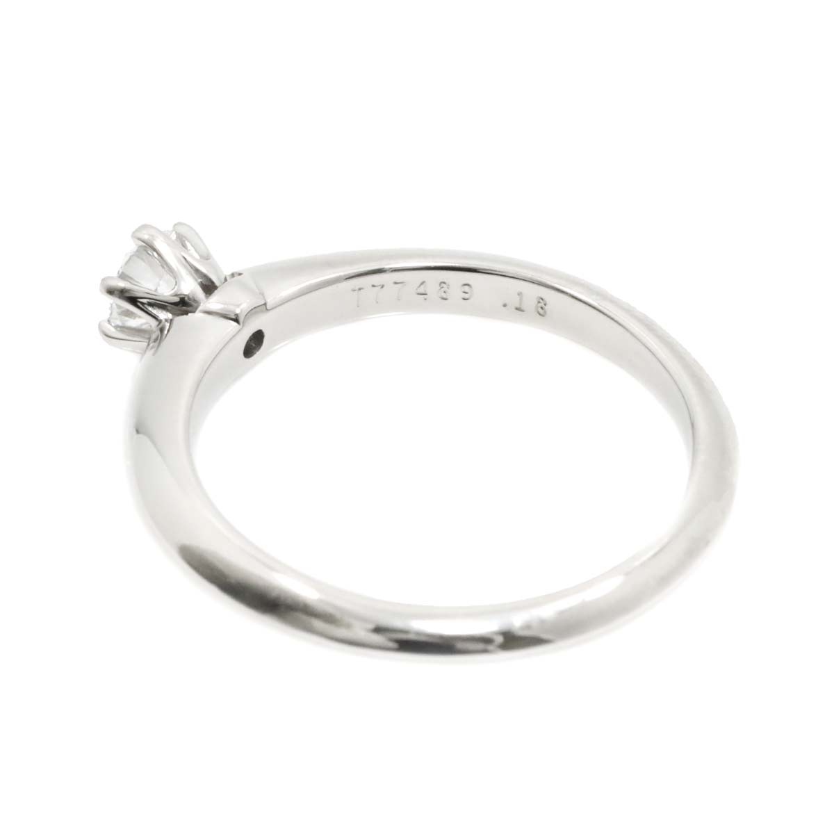 Diamond 0.18ct Ring Platinum Size4.5(US)