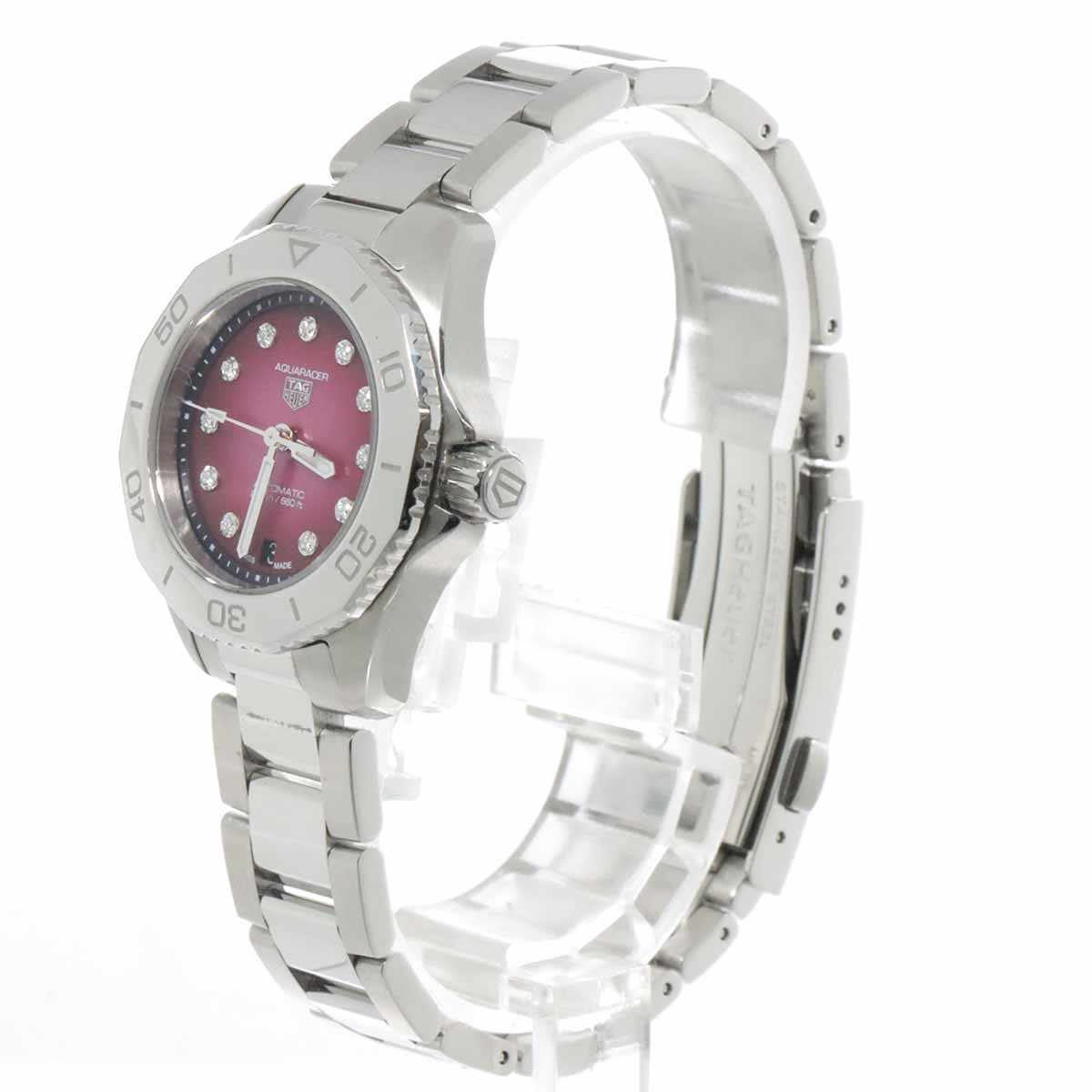 Aquaracer WBP2414 11P Diamond Automatic Date Rubyled
