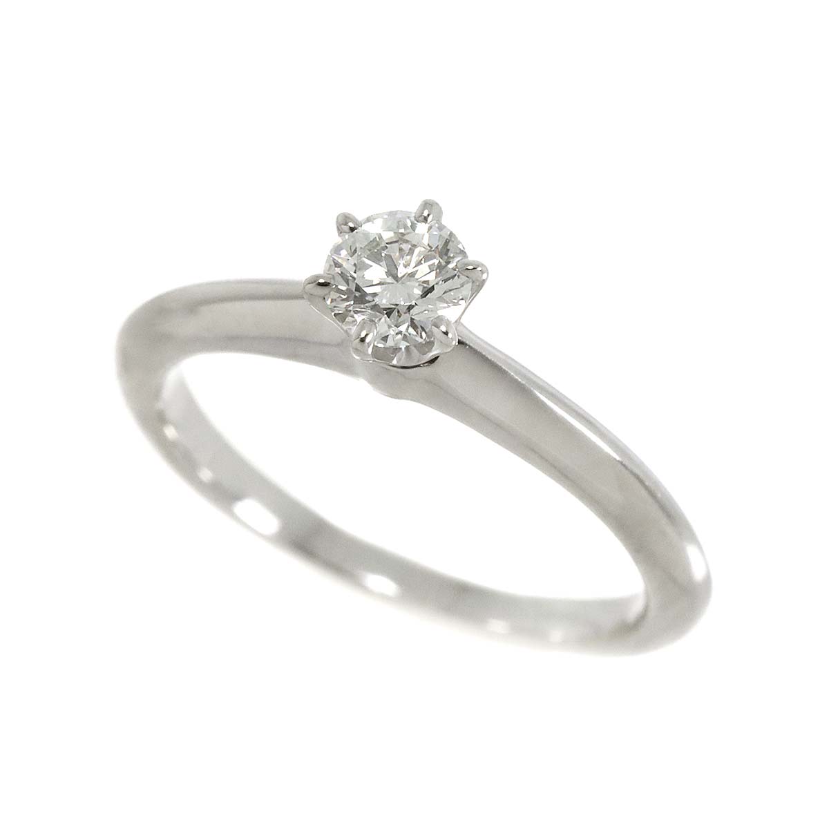 Diamond 0.24ct I/VS2/3EX Ring Platinum Size3.25-3.75(US)