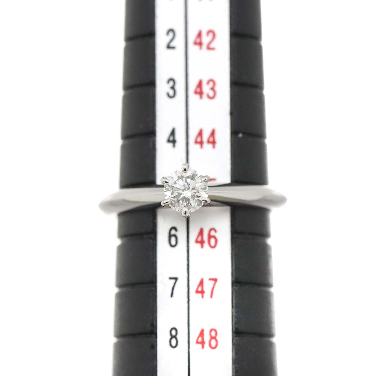 Diamond 0.24ct I/VS2/3EX Ring Platinum Size3.25-3.75(US)