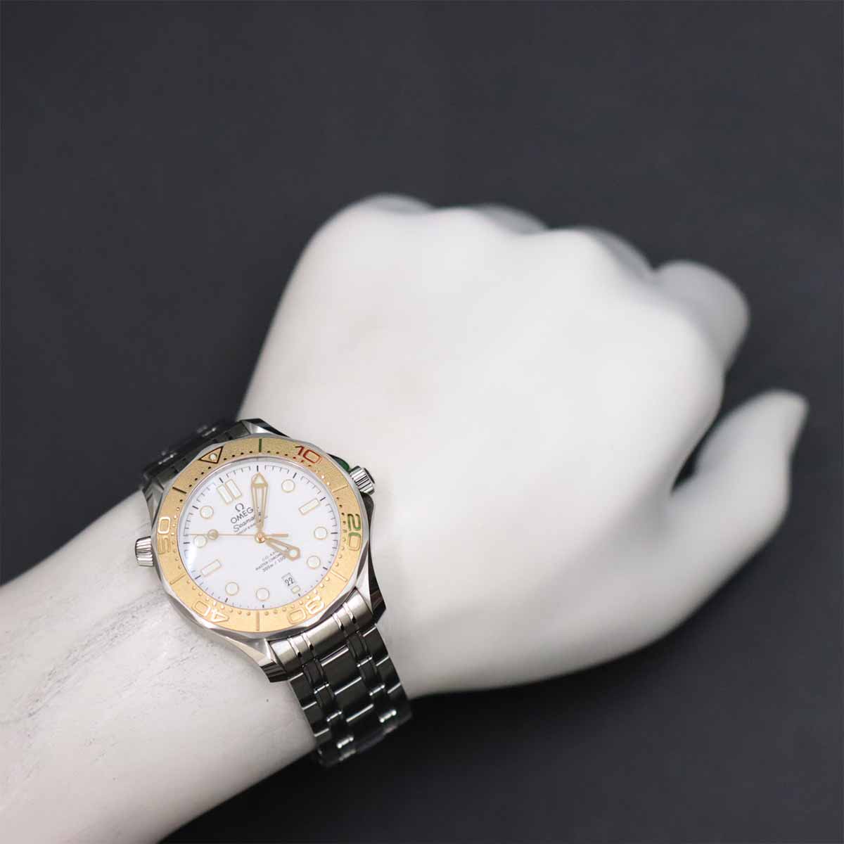 Seamaster Paris 2024 522 21 42 20 04 001 K18YG White Dial