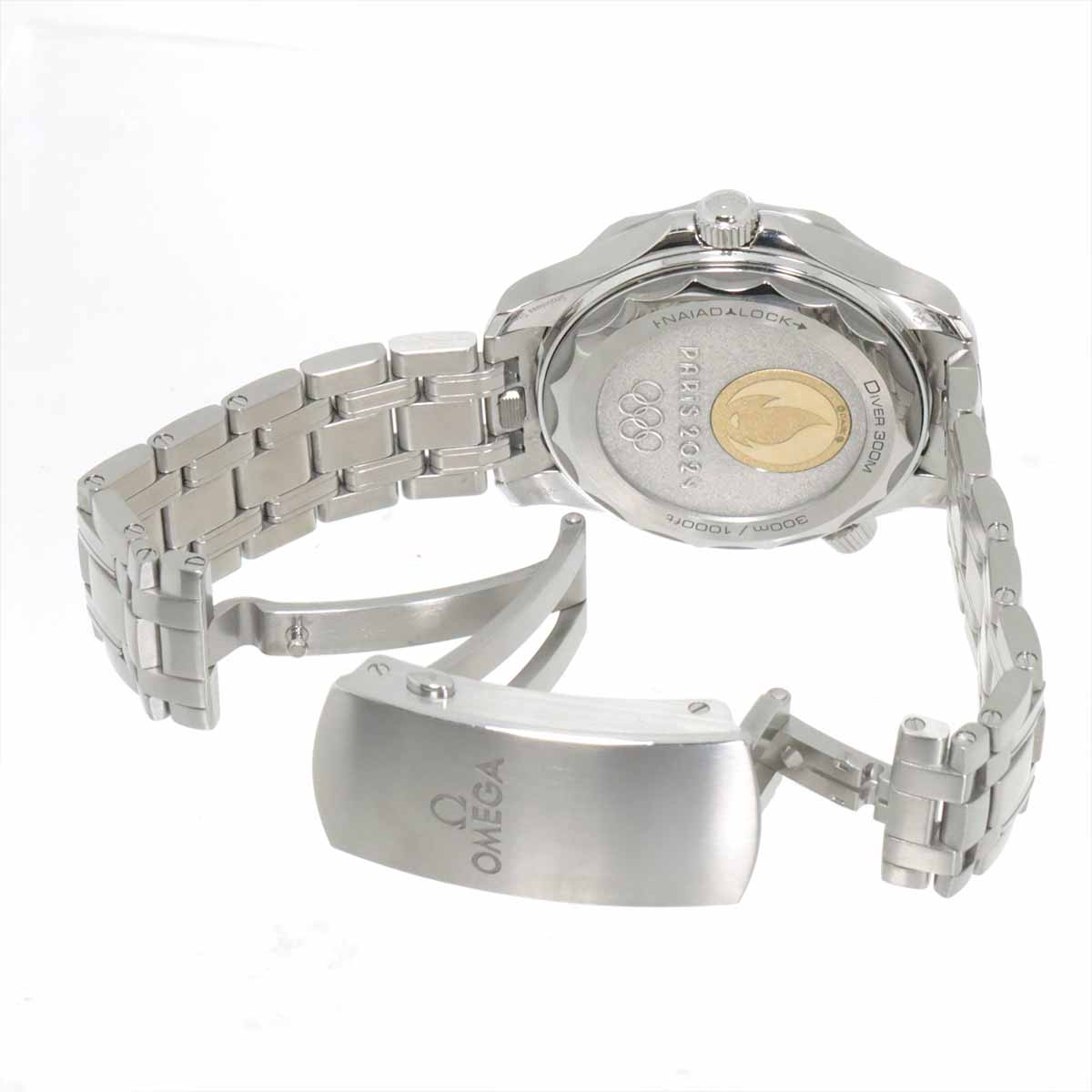 Seamaster Paris 2024 522 21 42 20 04 001 K18YG White Dial