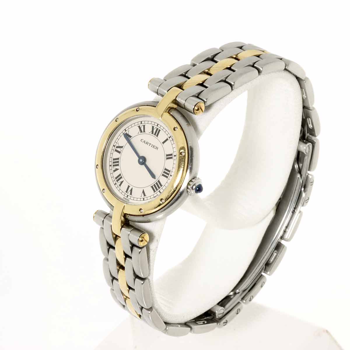 Panthere Vendome One Row SM K18YG Quartz Cream Dial Ladies