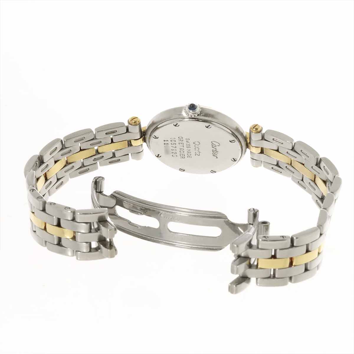 Panthere Vendome One Row SM K18YG Quartz Cream Dial Ladies