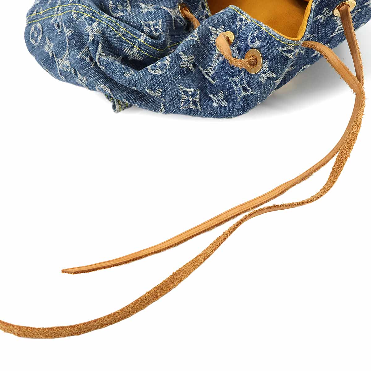 Monogram Denim Sac A Dos GM Backpack Blue M95056 Purse 90265991