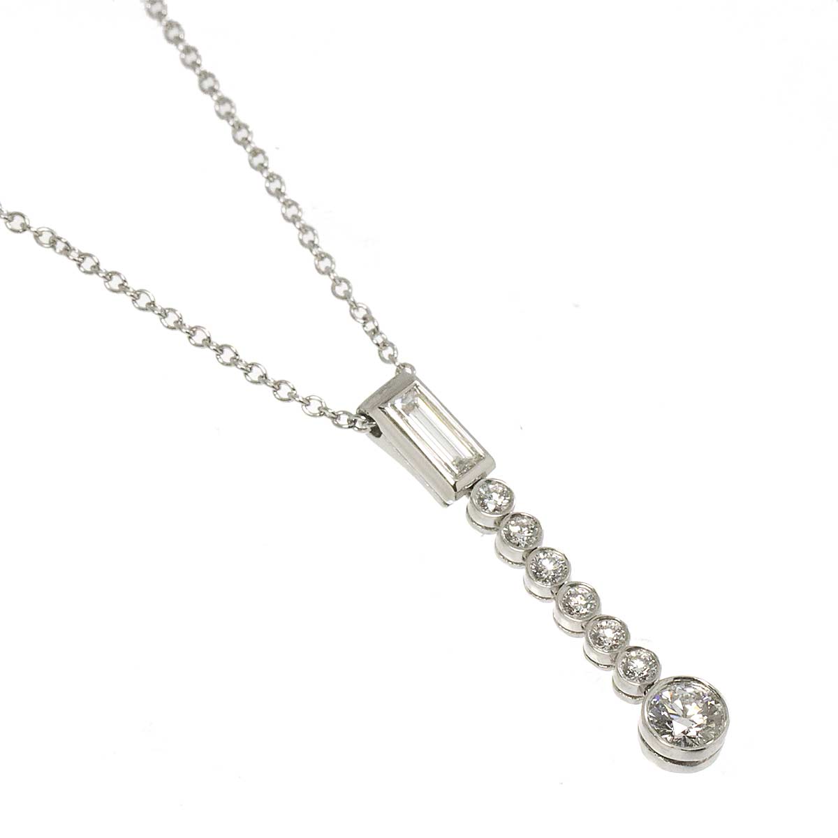 Jazz Diamond Necklace Pt Platinum