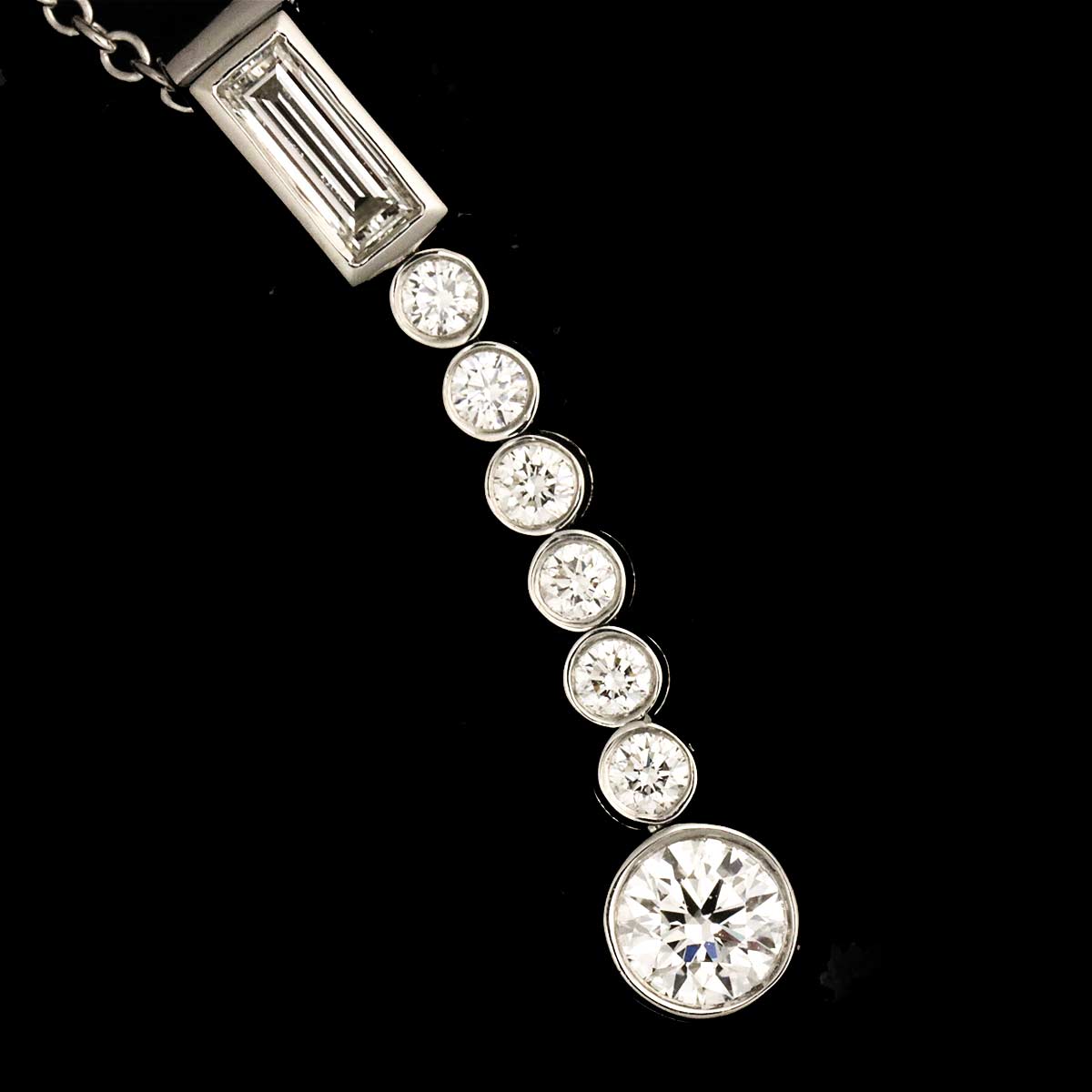 Jazz Diamond Necklace Pt Platinum