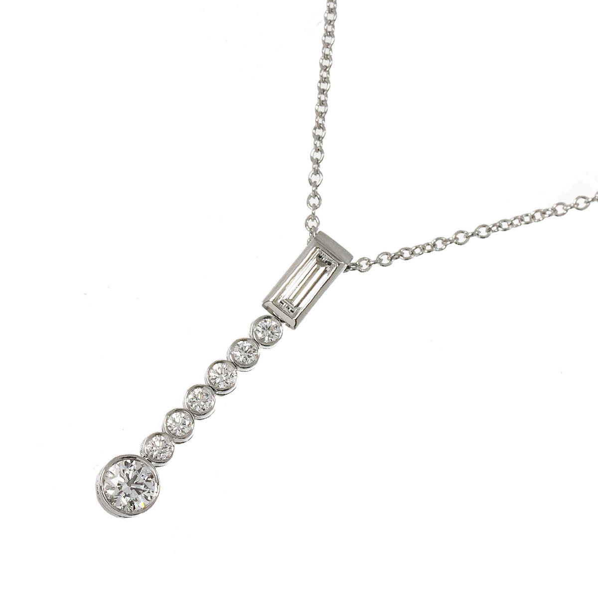 Jazz Diamond Necklace Pt Platinum