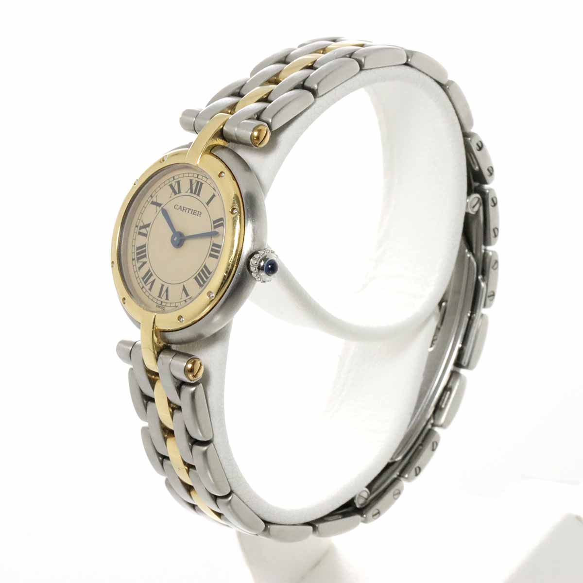 Panthere Vendome One Row SM K18YG Quartz Cream Dial Ladies