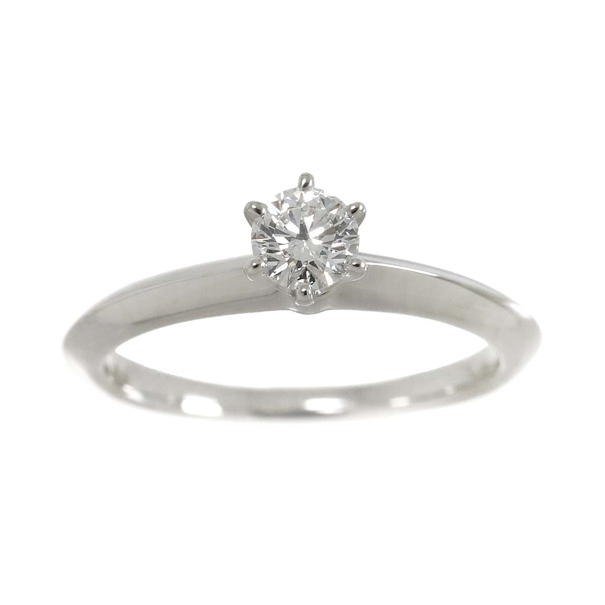 Diamond 0.27ct Ring Platinum Size4.5(US)