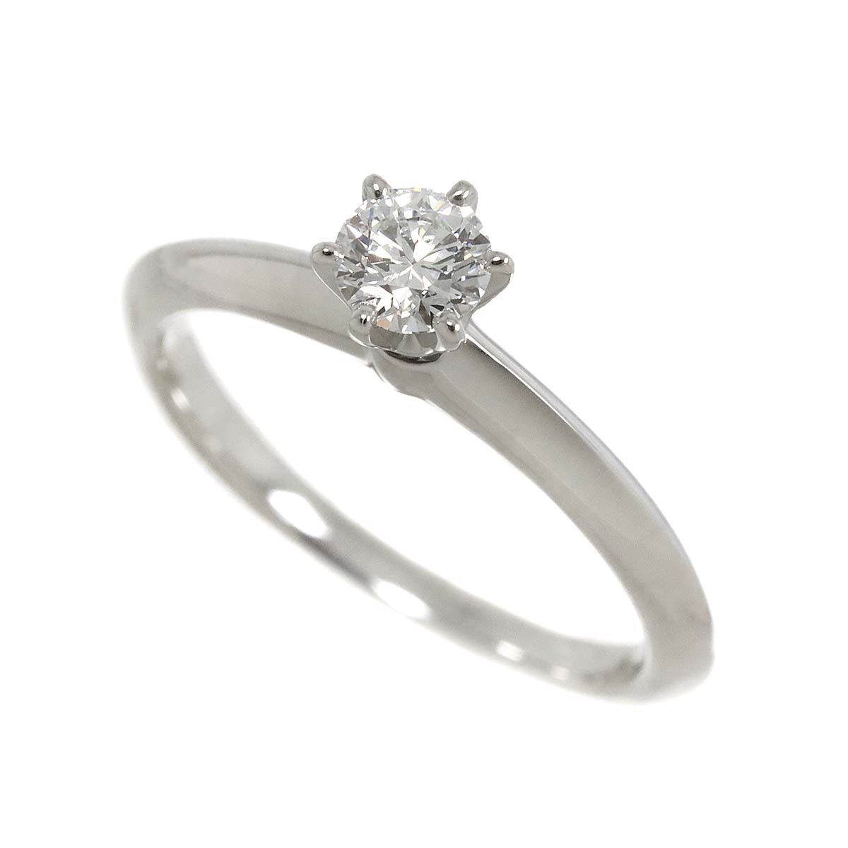 Diamond 0.27ct Ring Platinum Size4.5(US)