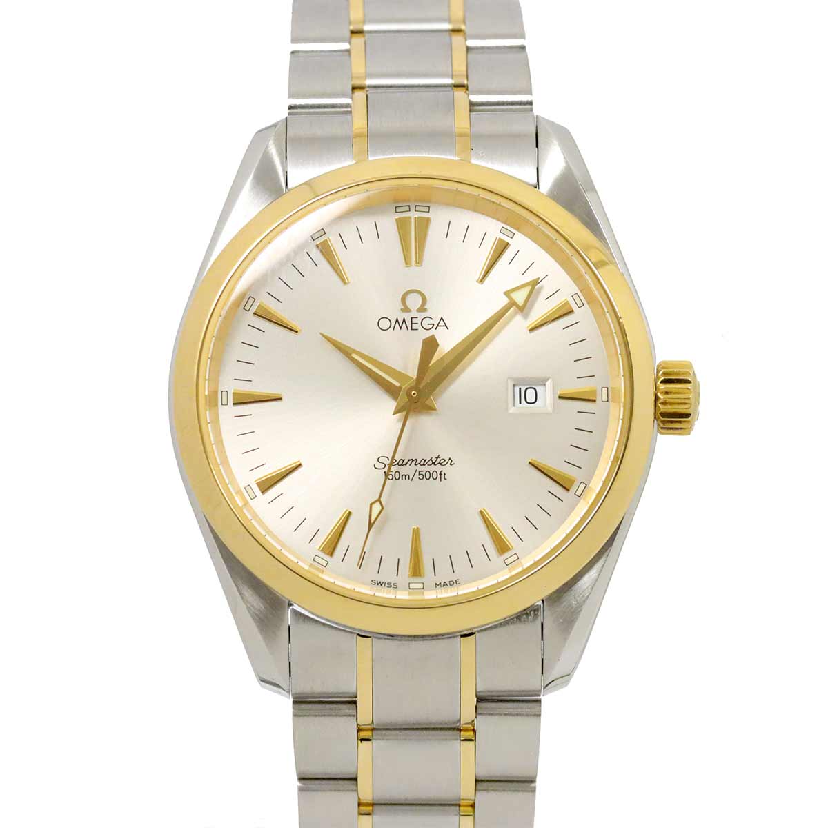 Seamaster Aqua Terra 2317.30 Date Quartz YG Mens Watch