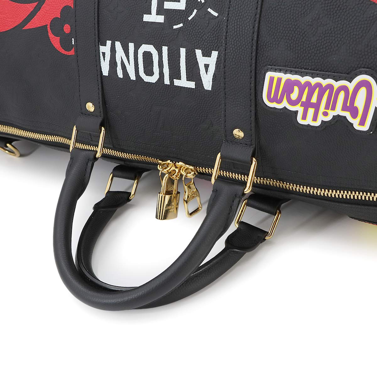 Monogram Keepall Bandouliere 55 leather Black NBA M58516 90267154