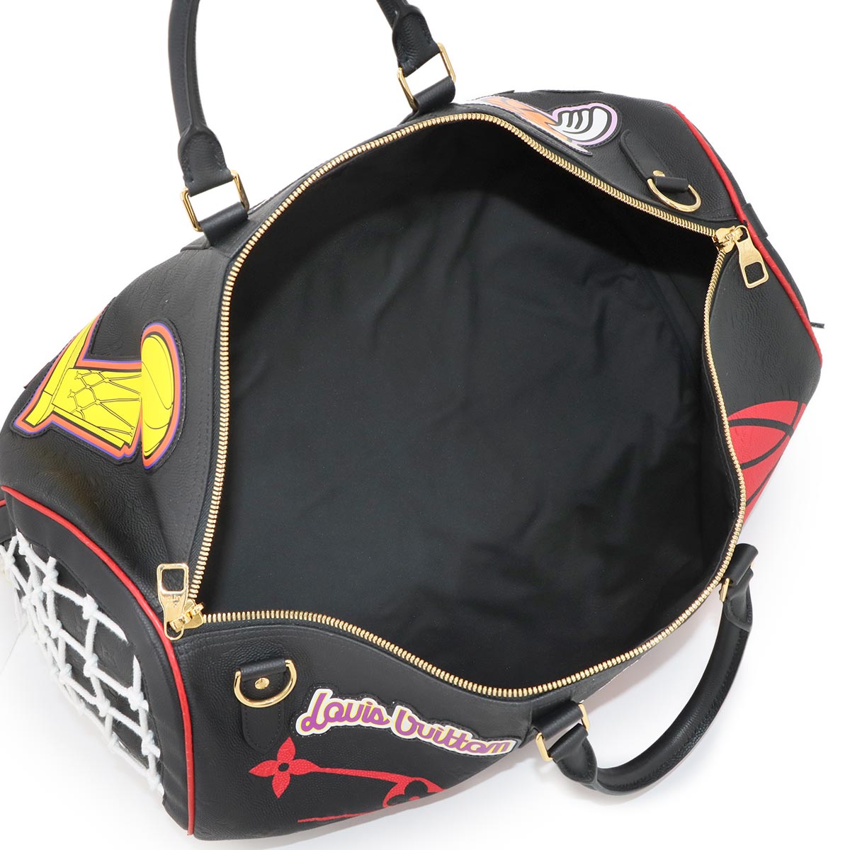 Monogram Keepall Bandouliere 55 leather Black NBA M58516 90267154