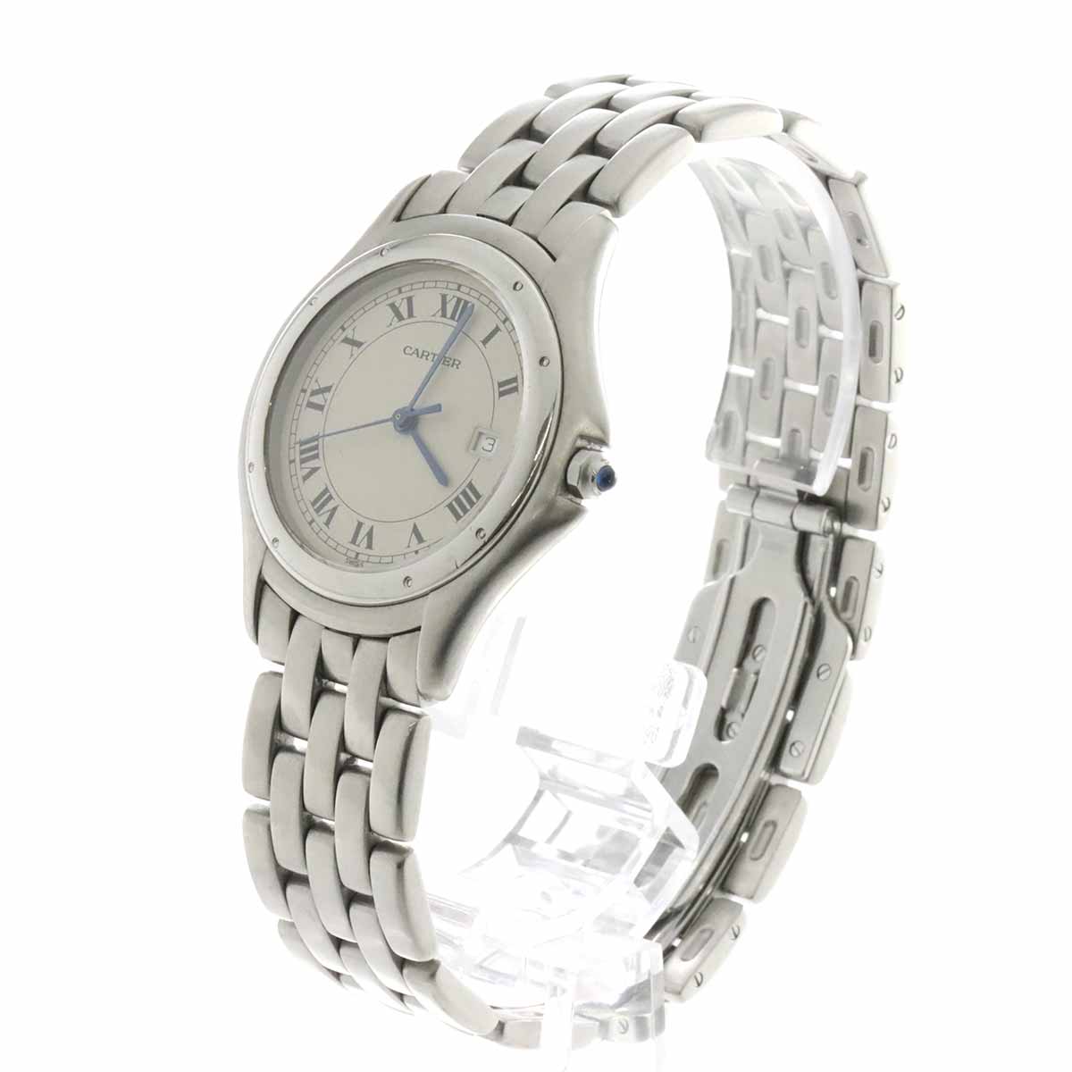 Panthere Cougar W35002F5 Date Quartz Cream Dial Boys