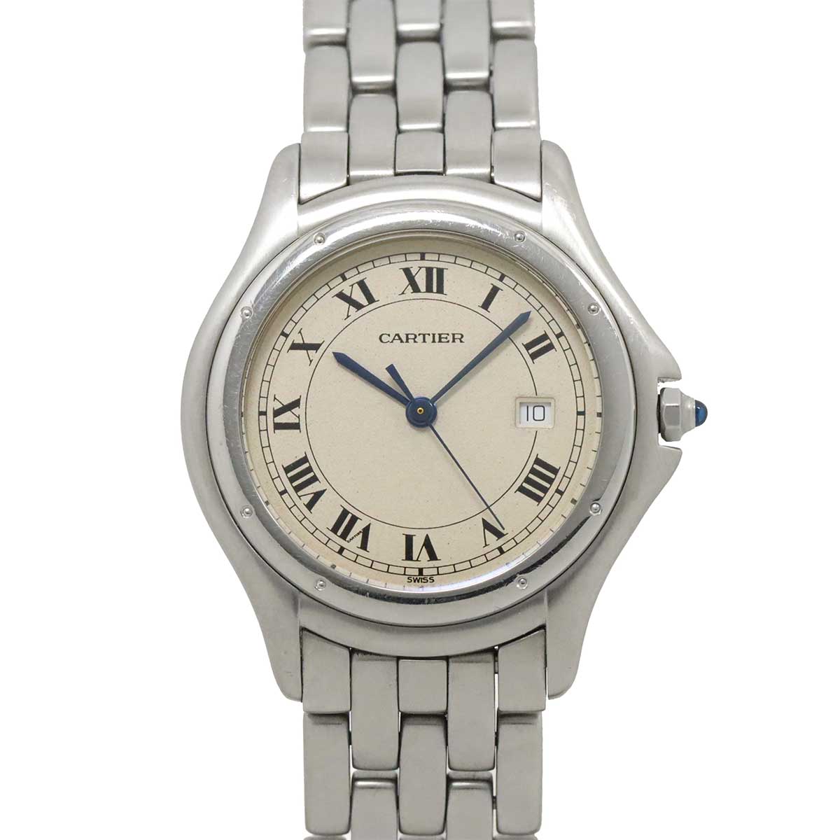 Panthere Cougar W35002F5 Date Quartz Cream Dial Boys