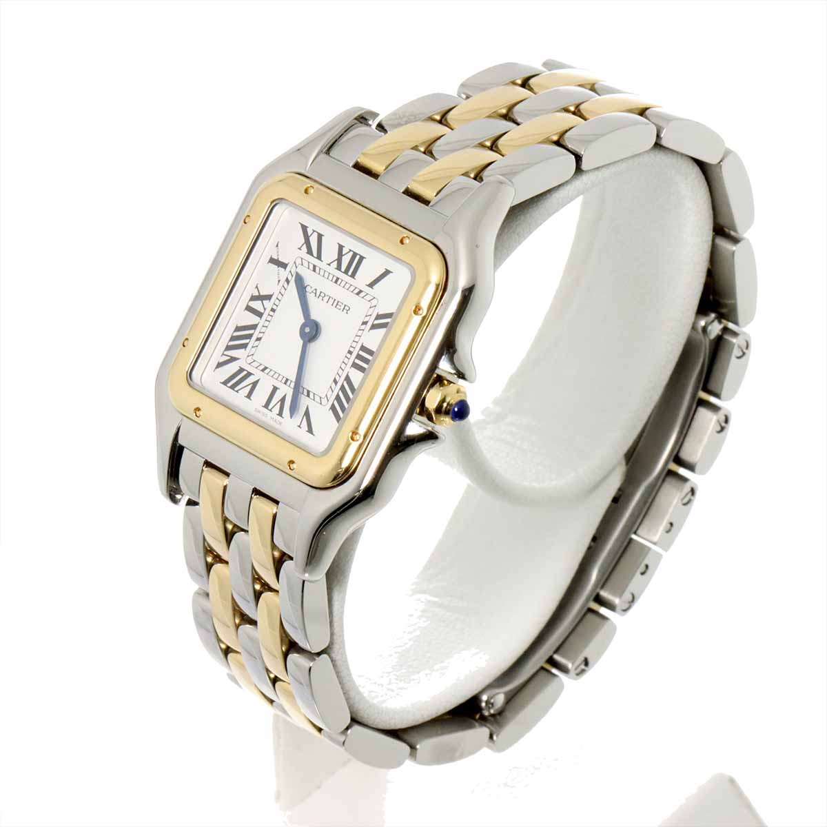 Panthere de Cartier W2PN0007 Silver Dial 750 Yellow Gold