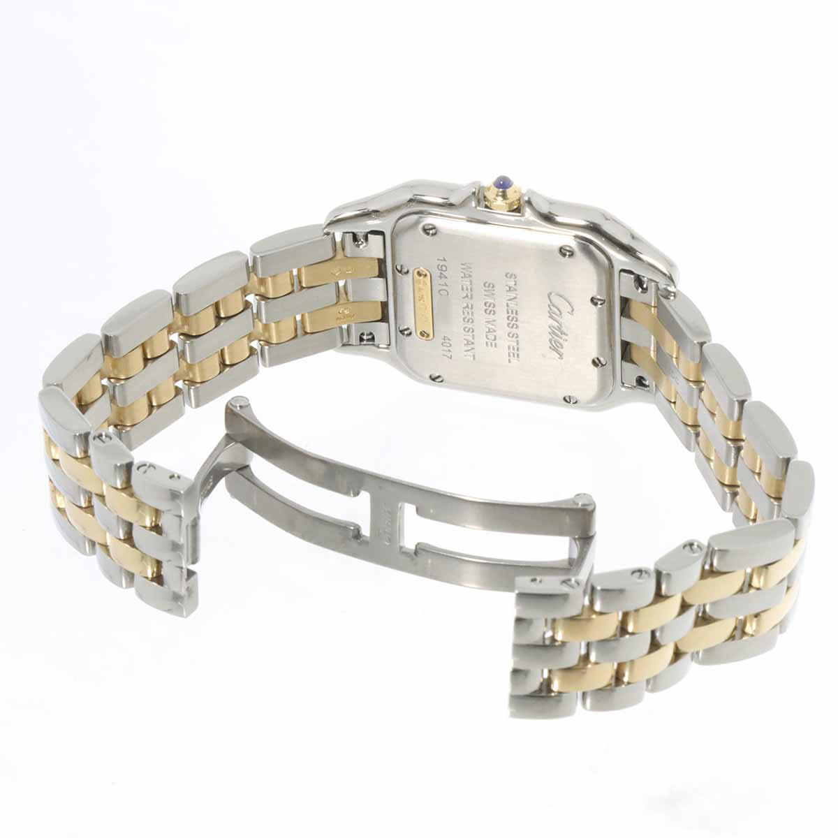 Panthere de Cartier W2PN0007 Silver Dial 750 Yellow Gold