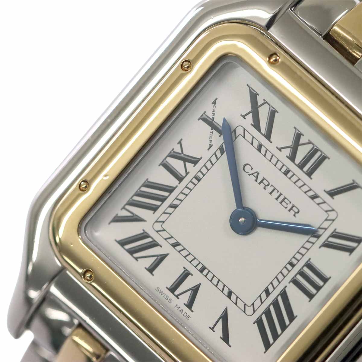 Panthere de Cartier W2PN0007 Silver Dial 750 Yellow Gold