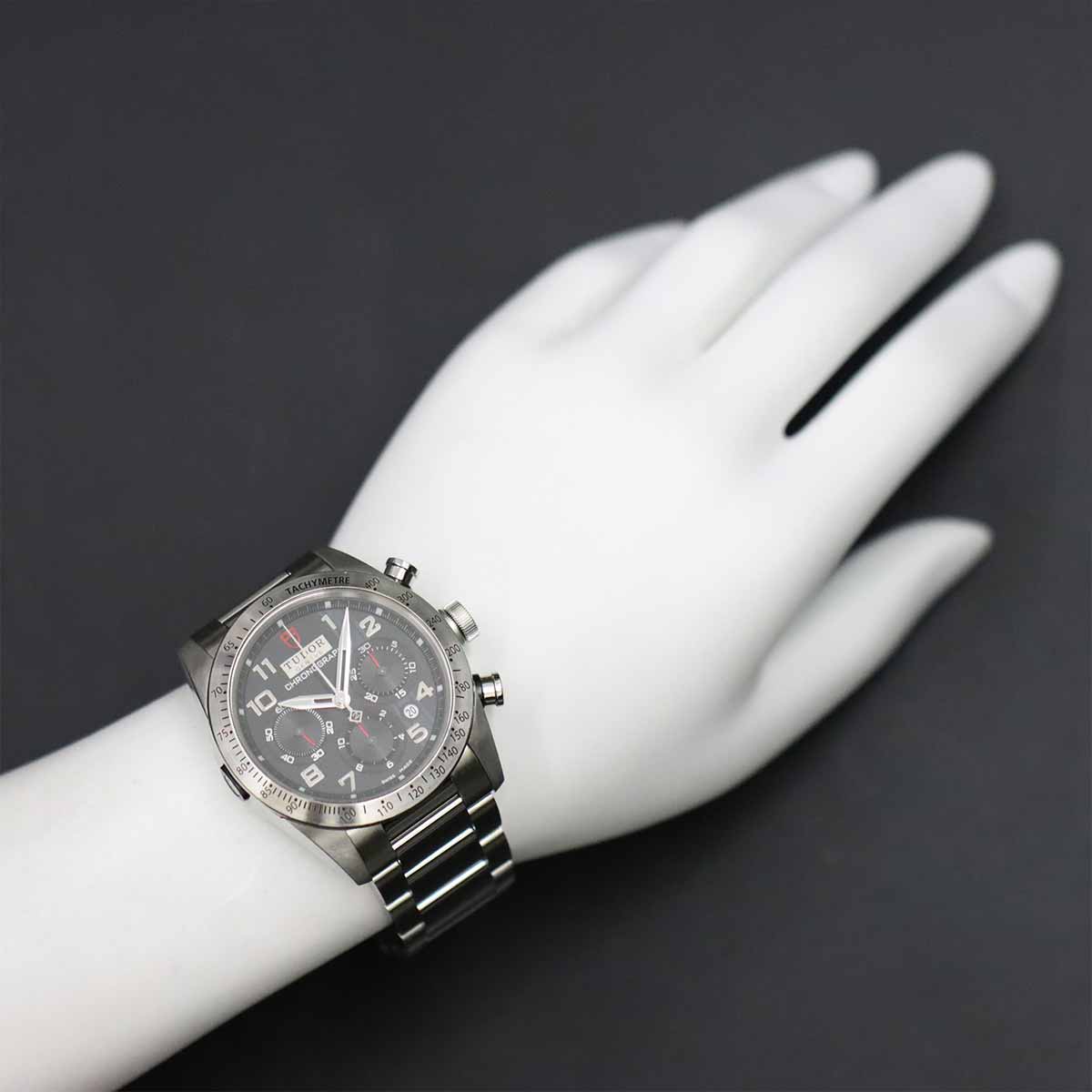 Fastrider 42000 Chronograph Date Black Dial Mens Watch