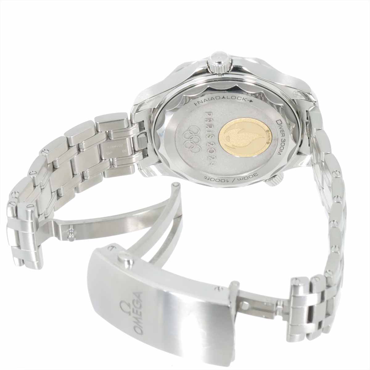 Seamaster Paris 2024 522 21 42 20 04 001 K18YG White Dial