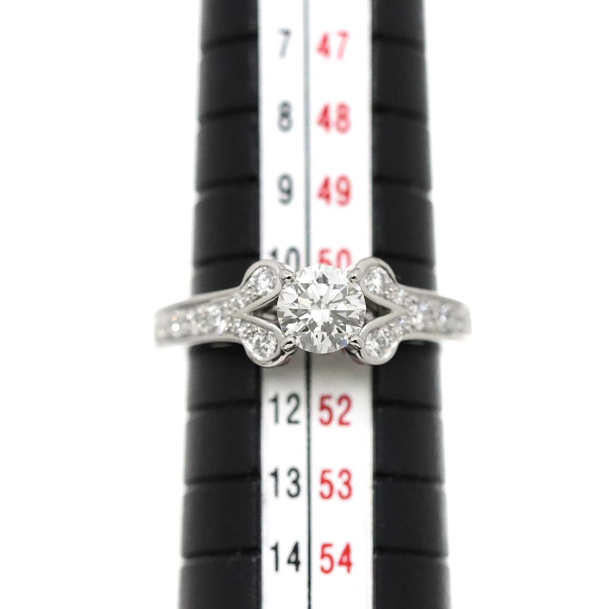 Cartier Ballerine Diamond 0.60ct G/VVS2/3EX Ring Pt Size51 5.5-5.75(US)