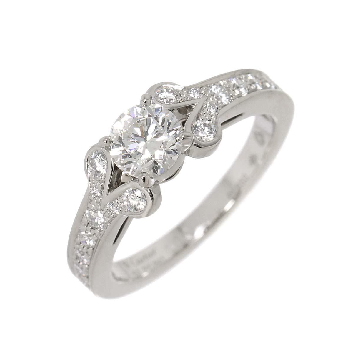 Cartier Ballerine Diamond 0.60ct G/VVS2/3EX Ring Pt Size51 5.5-5.75(US)
