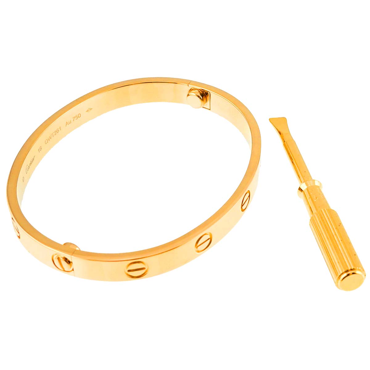 Cartier Love Bracelet 18K Yellow Gold 750 Size16