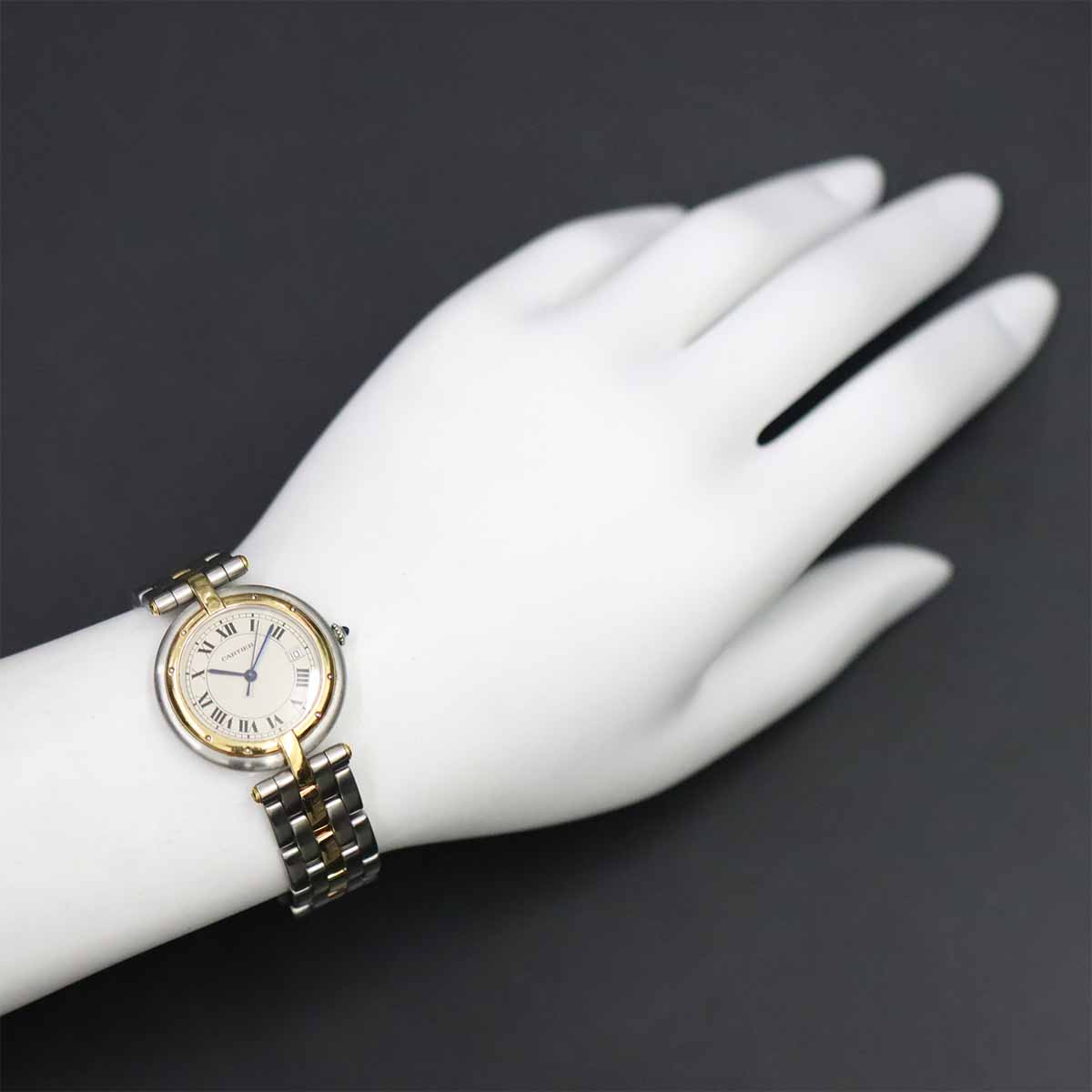 Panthere Vendome LM Quartz Cream Dial Mens Wrist Watch